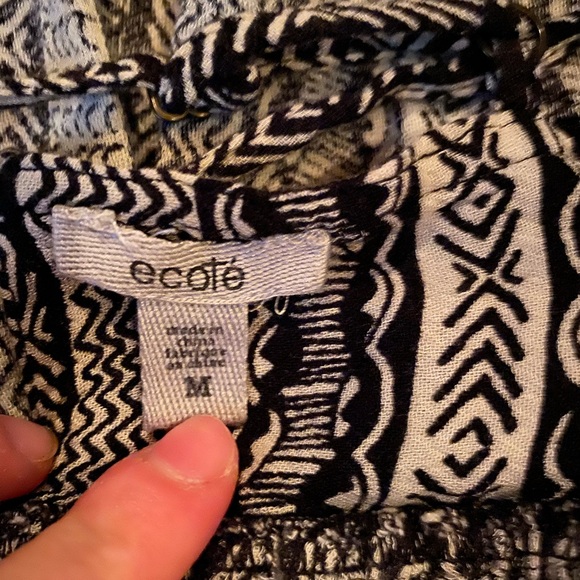 π« womens Urban outfitters long flowy dress black and white | summer dress - Picture 5 of 5